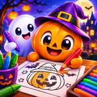 Easy Halloween Coloring Quest
